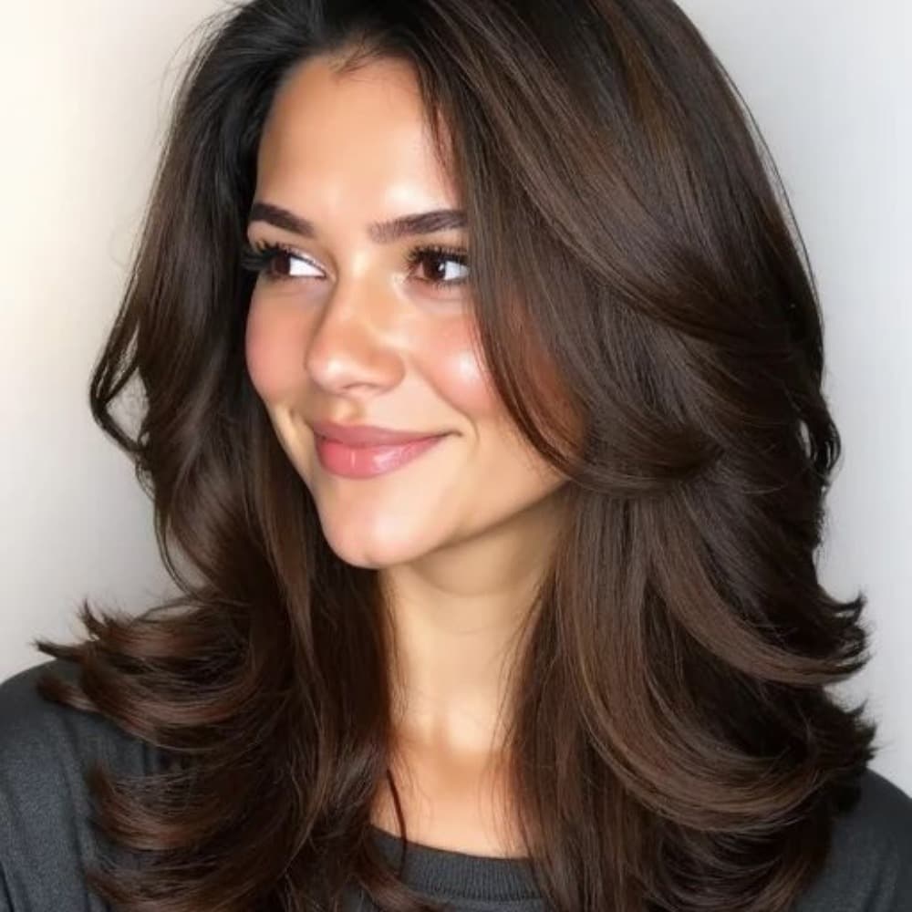 Front layer Hair Cut